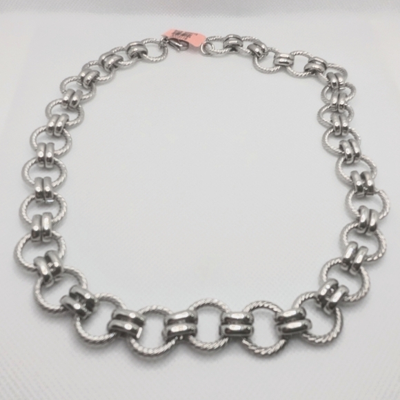 Jewelry - New 20" Stainless Steel Round Link Necklace